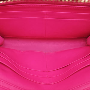 Pre-owned Christian Dior Lady Dior cannage Pink lambskin  shoulderbag | stylenewstar