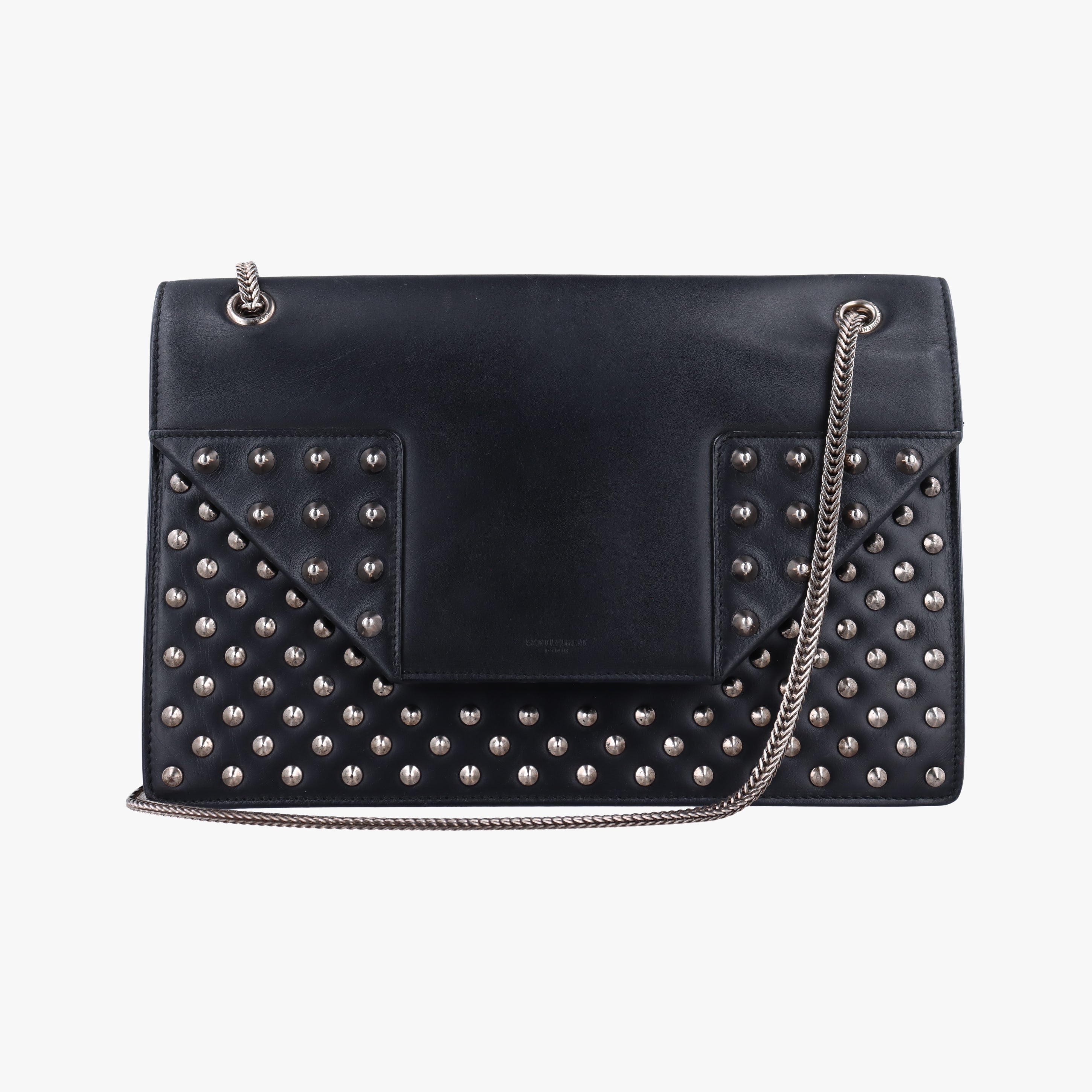 Pre-owned Yves Saint Laurent Betty Black Leather 315680 shoulderbag | stylenewstar