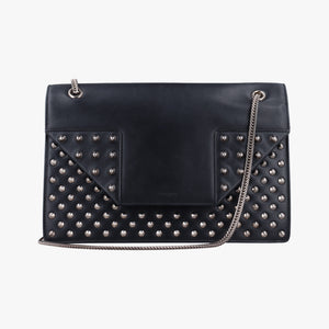 Pre-owned Yves Saint Laurent Betty Black Leather 315680 shoulderbag | stylenewstar