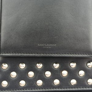 Pre-owned Yves Saint Laurent Betty Black Leather 315680 shoulderbag | stylenewstar