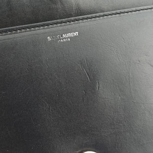 Pre-owned Yves Saint Laurent Betty Black Leather 315680 shoulderbag | stylenewstar