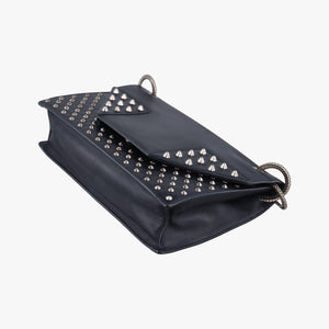 Pre-owned Yves Saint Laurent Betty Black Leather 315680 shoulderbag | stylenewstar