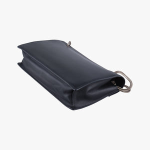 Pre-owned Yves Saint Laurent Betty Black Leather 315680 shoulderbag | stylenewstar