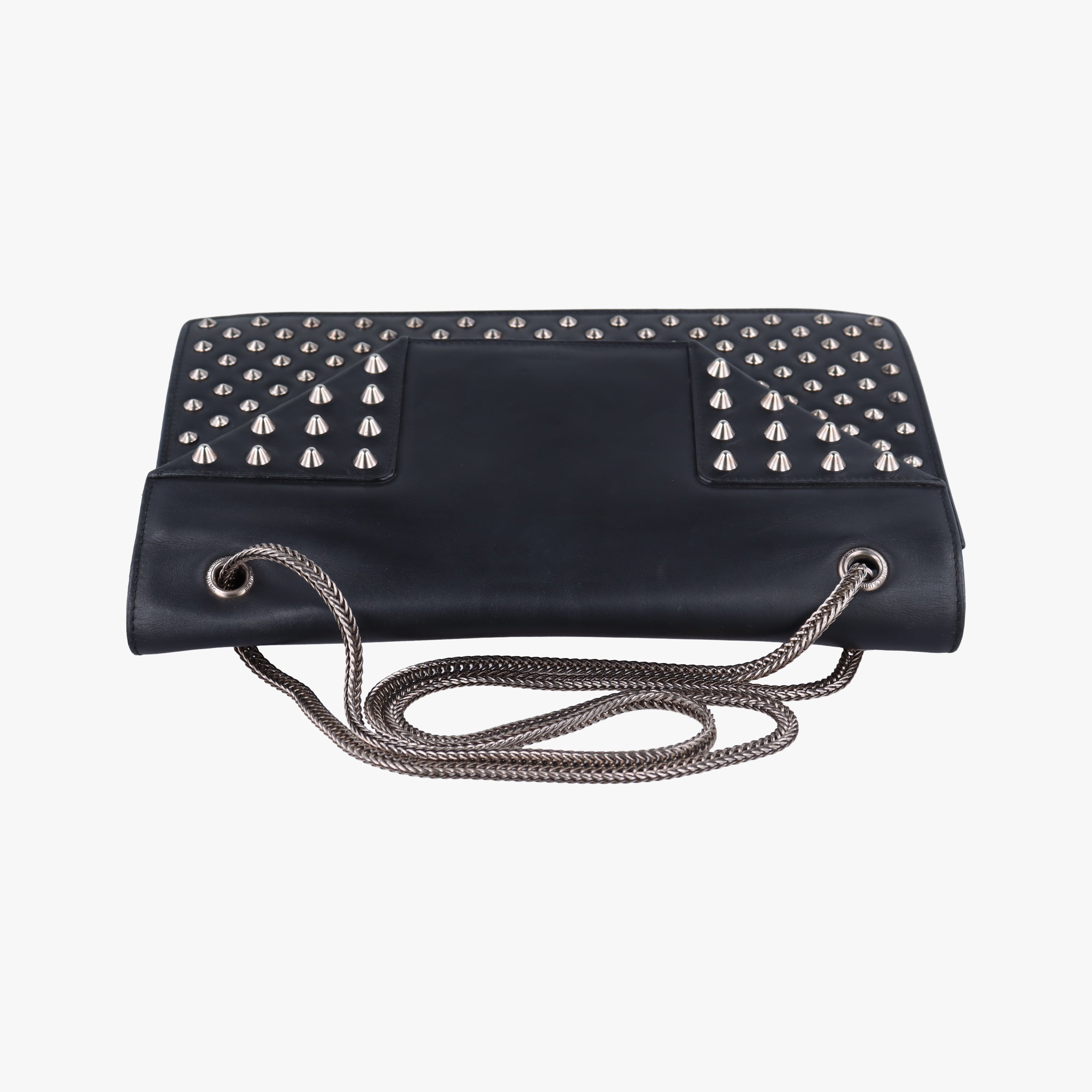 Pre-owned Yves Saint Laurent Betty Black Leather 315680 shoulderbag | stylenewstar