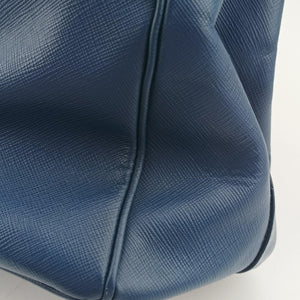 Vintage Prada Galleria Blue SAFFIANO Leather BN2274 handbag | stylenewstar