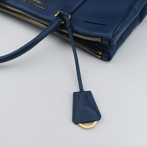 Vintage Prada Galleria Blue SAFFIANO Leather BN2274 handbag | stylenewstar