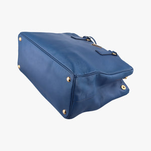 Vintage Prada Galleria Blue SAFFIANO Leather BN2274 handbag | stylenewstar