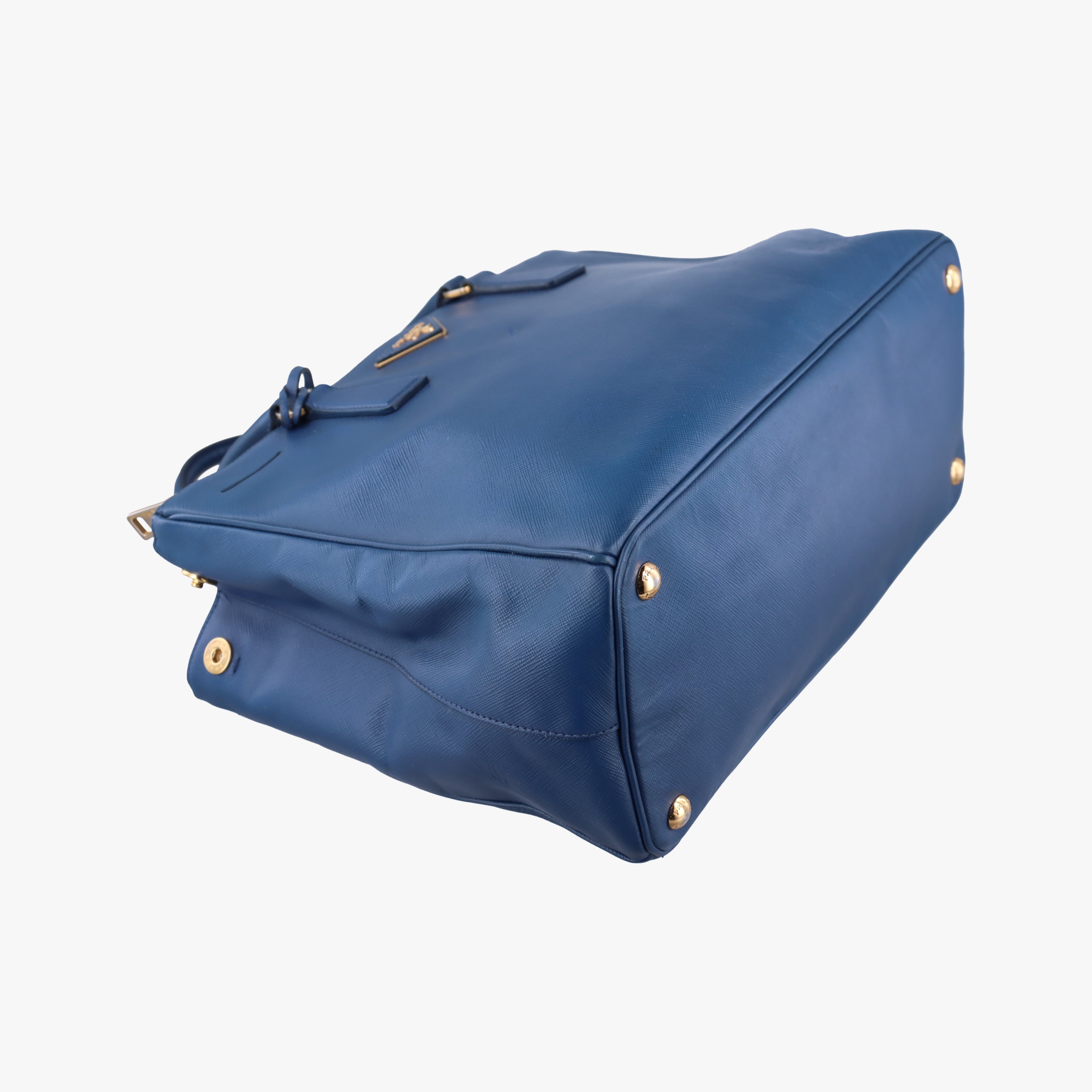 Vintage Prada Galleria Blue SAFFIANO Leather BN2274 handbag | stylenewstar