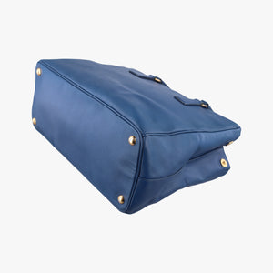 Vintage Prada Galleria Blue SAFFIANO Leather BN2274 handbag | stylenewstar