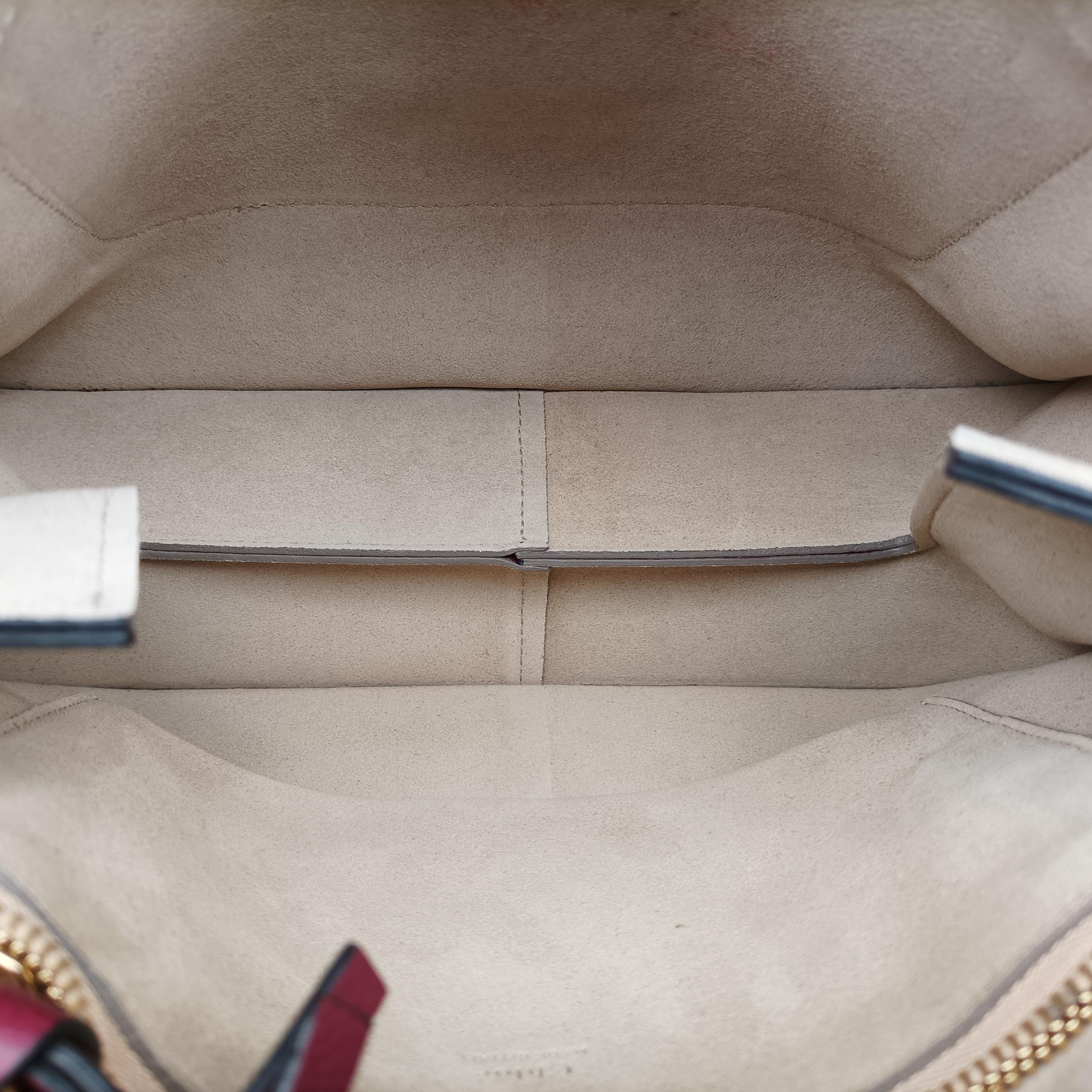 Pre-owned Chloe FAYE Bordeaux Leather  shoulderbag | stylenewstar