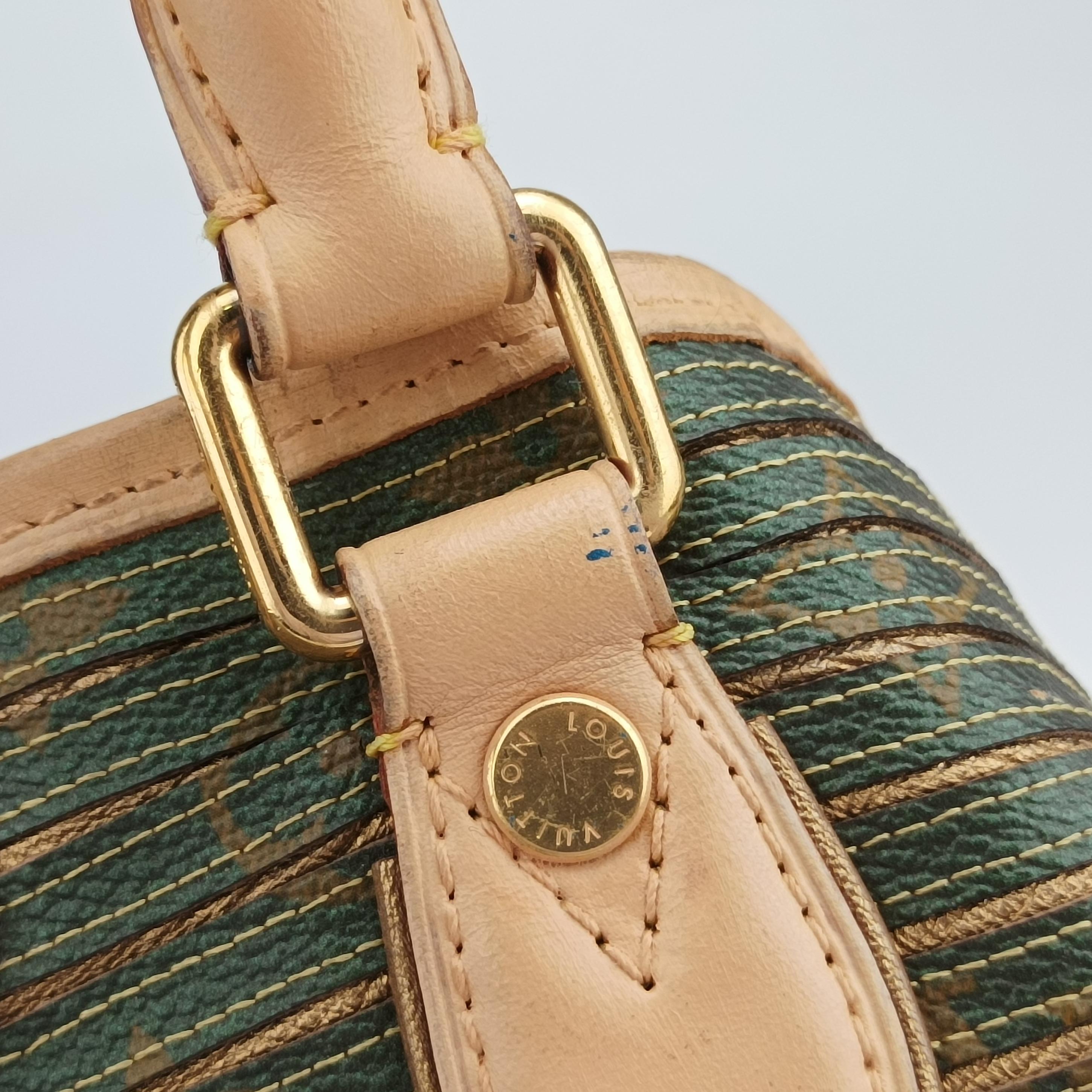 Vintage Louis Vuitton MonogrMonogram Eden Neoam Eden Neo Beigex Green Monogram Eden×calf leather M40356 handbag | stylenewstar