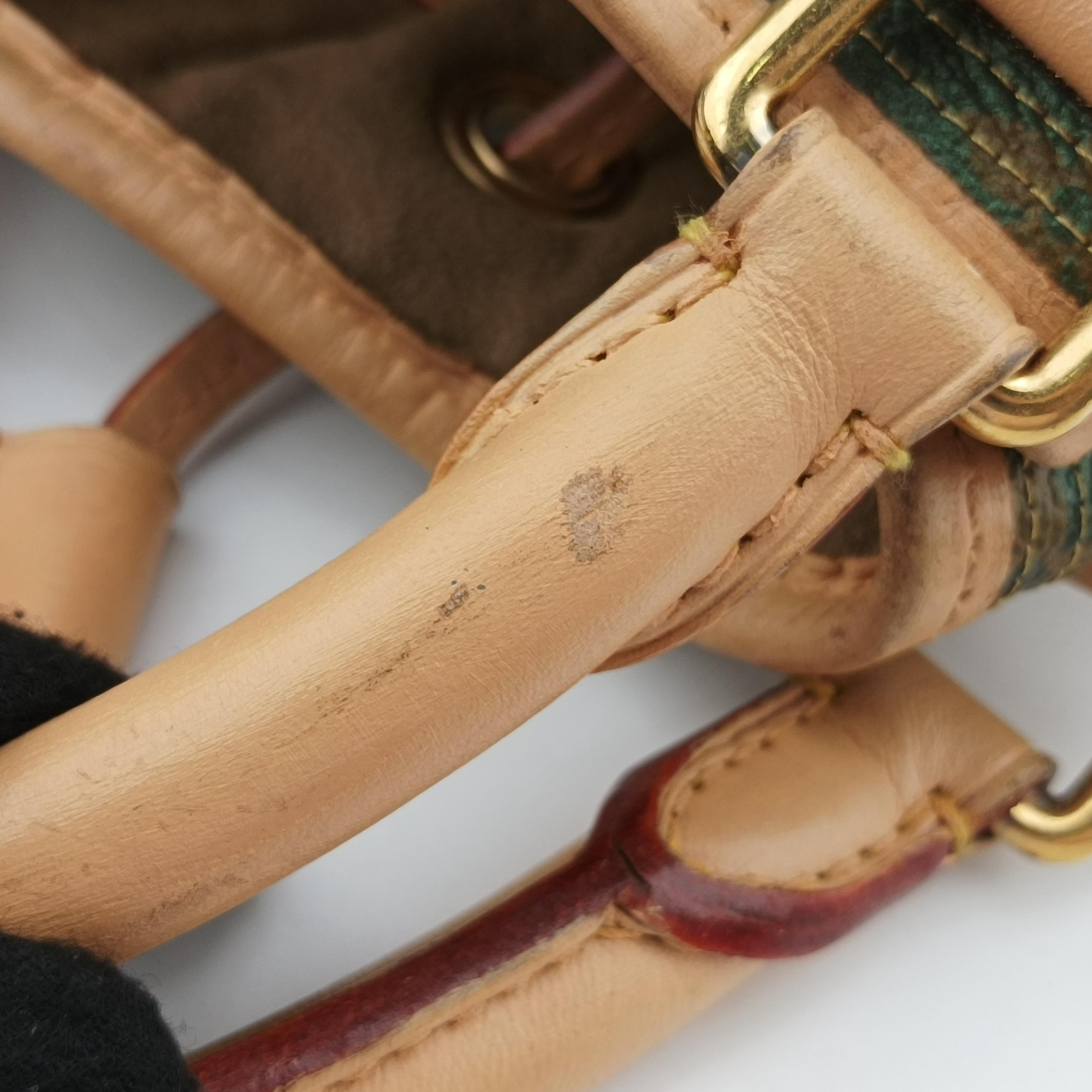 Vintage Louis Vuitton MonogrMonogram Eden Neoam Eden Neo Beigex Green Monogram Eden×calf leather M40356 handbag | stylenewstar