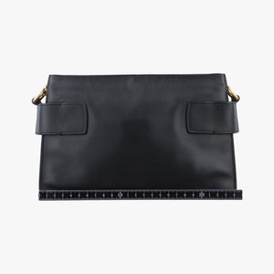 Pre-owned Gucci Broadway Tiger Head Black Leather 453777 shoulderbag | stylenewstar