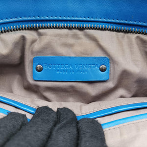 Secondhand Bottega Veneta Intrecciato Blue lambskin  shoulderbag | stylenewstar
