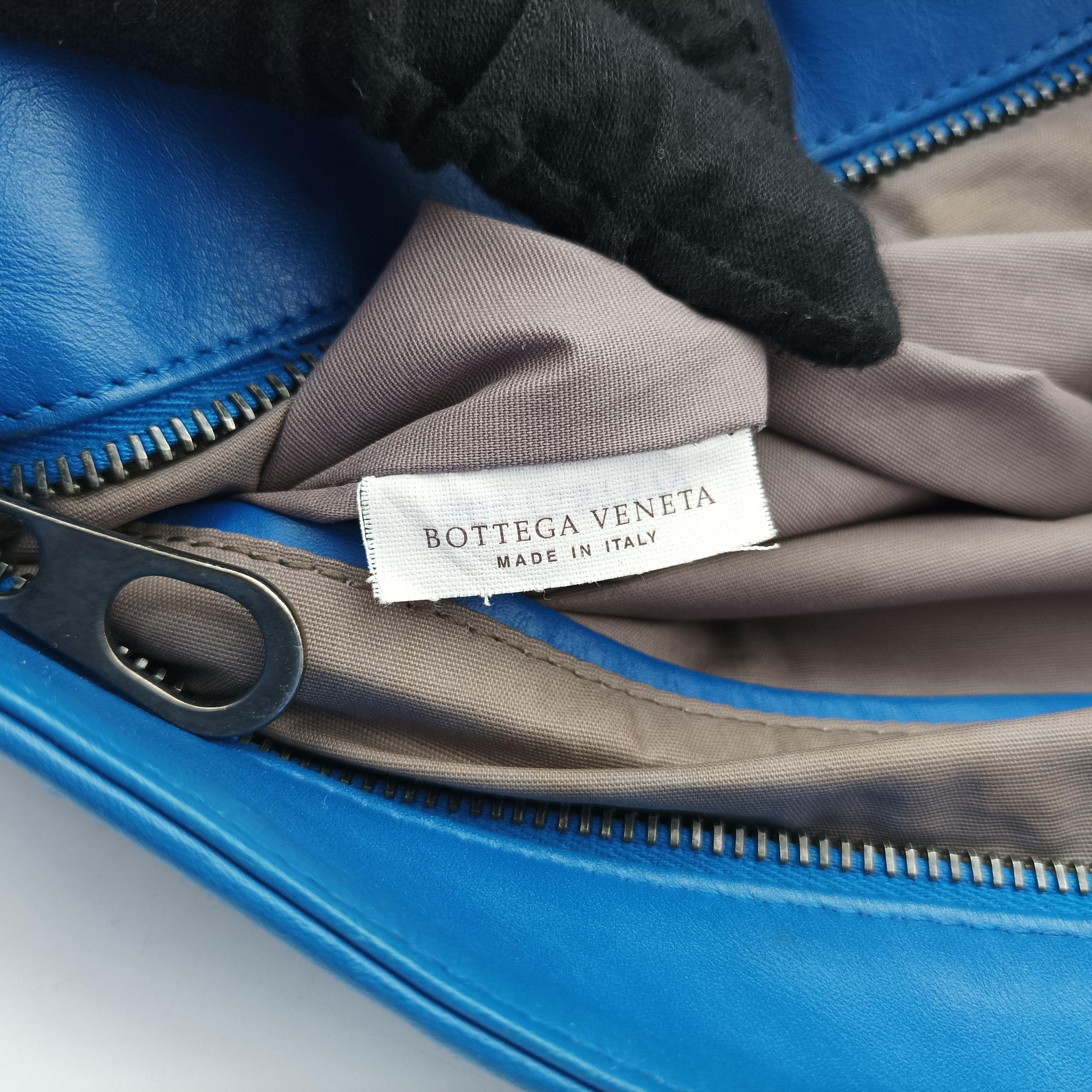 Secondhand Bottega Veneta Intrecciato Blue lambskin  shoulderbag | stylenewstar