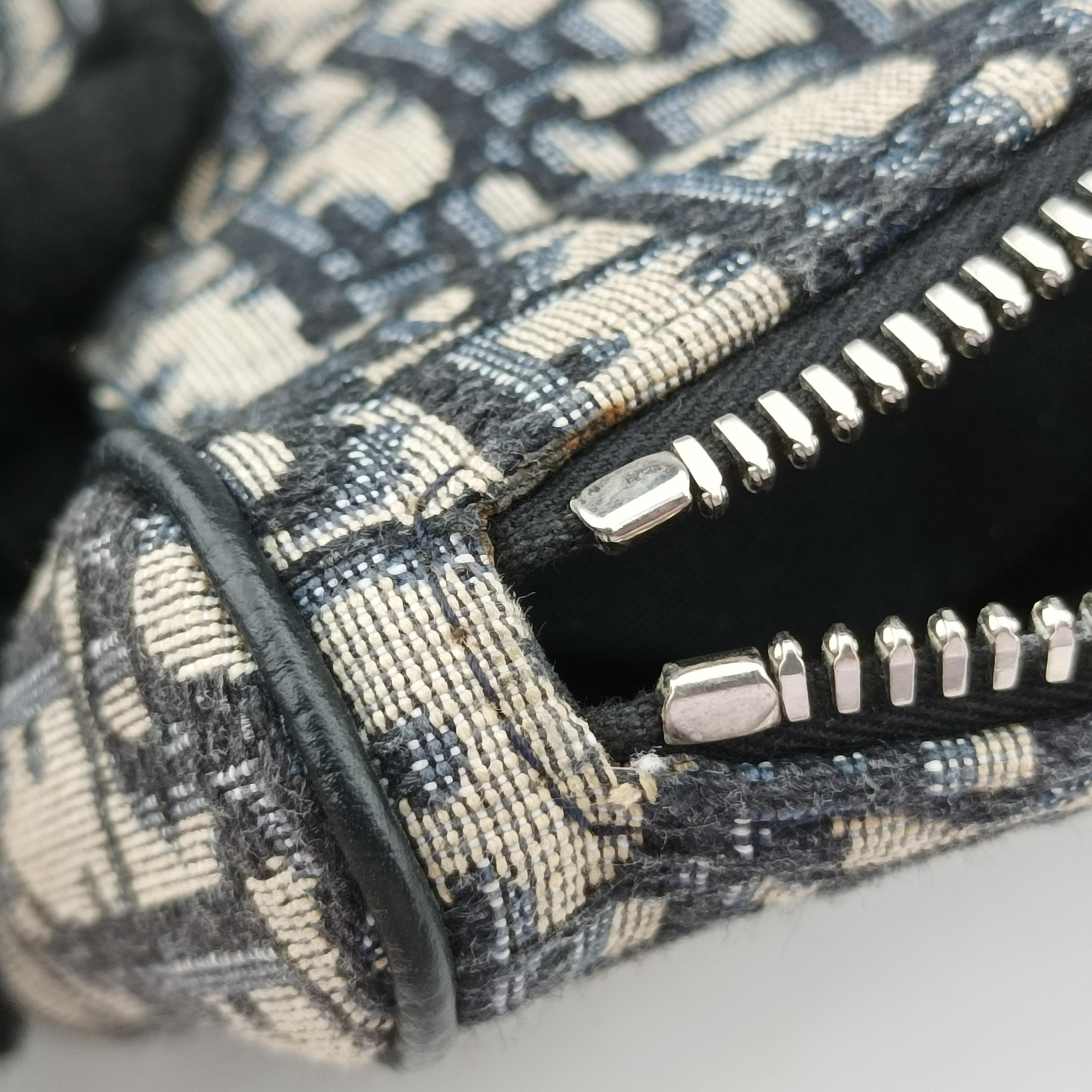 Vintage Christian Dior Saddle Gray×Black Jacquard  bum bag/waist bag | stylenewstar