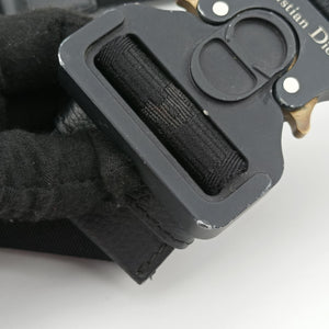 Vintage Christian Dior Saddle Gray×Black Jacquard  bum bag/waist bag | stylenewstar