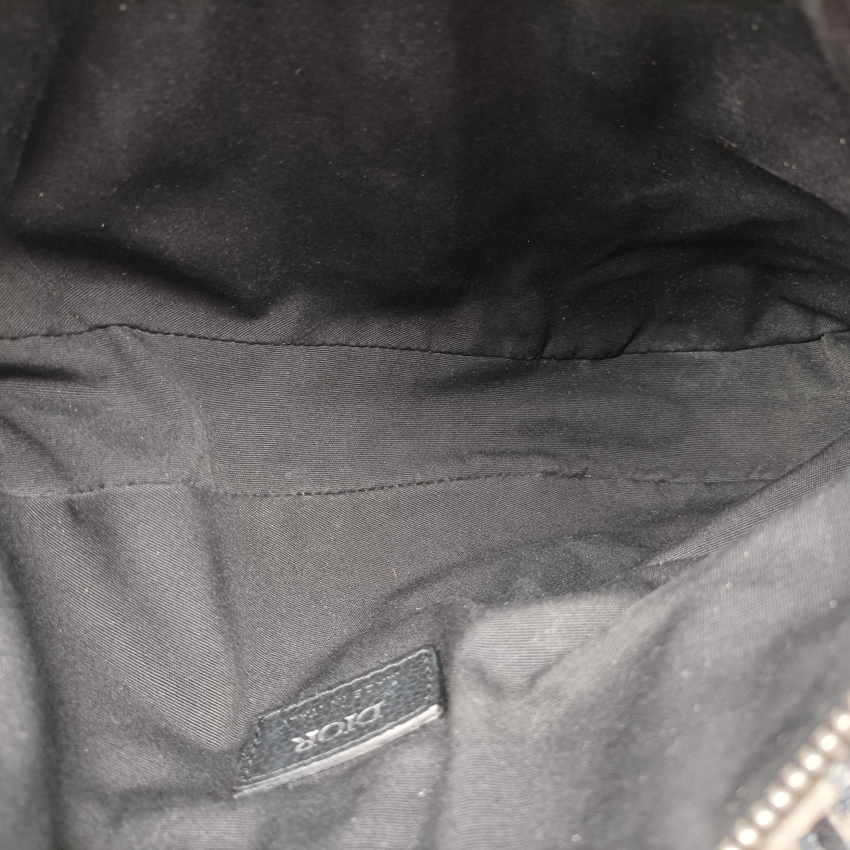 Vintage Christian Dior Saddle Gray×Black Jacquard  bum bag/waist bag | stylenewstar