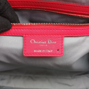 Vintage Christian Dior Cannage Dior Soft Shopping Red lambskin  handbag | stylenewstar