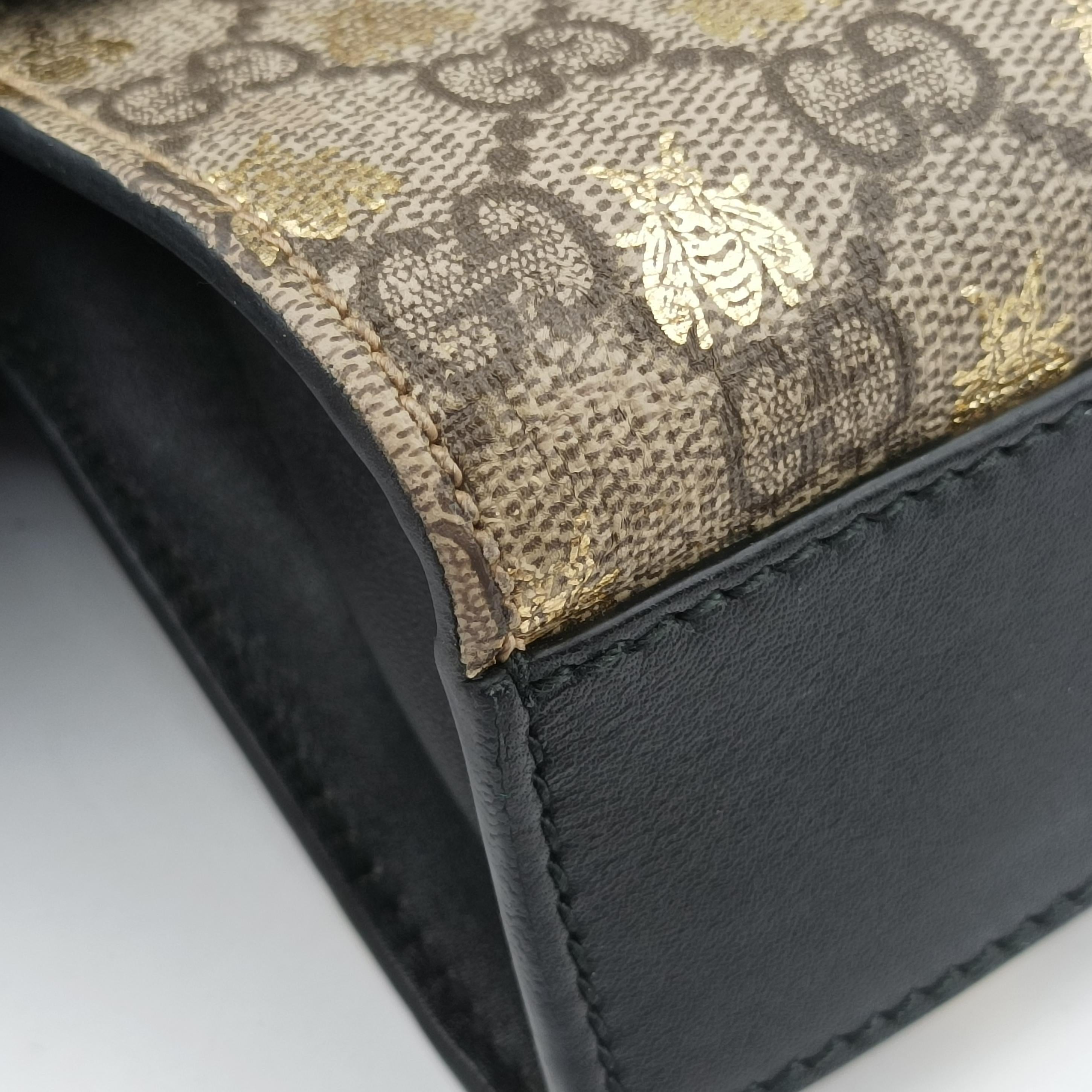 Secondhand Gucci Padlock beige×Multicolour PVC coated canvas 409487 shoulderbag | stylenewstar