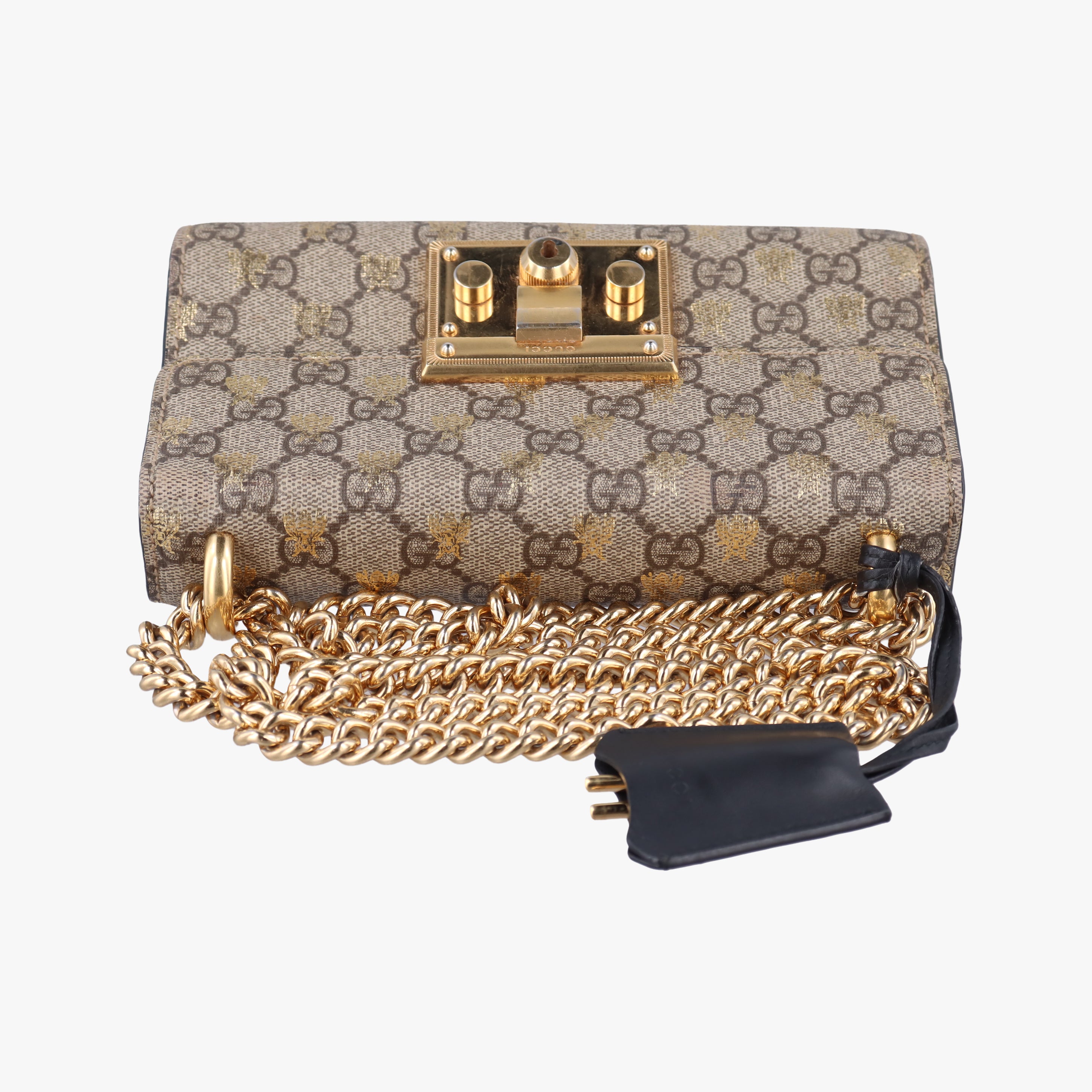 Secondhand Gucci Padlock beige×Multicolour PVC coated canvas 409487 shoulderbag | stylenewstar