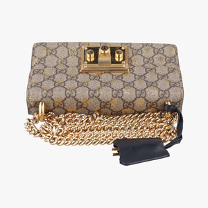 Secondhand Gucci Padlock beige×Multicolour PVC coated canvas 409487 shoulderbag | stylenewstar