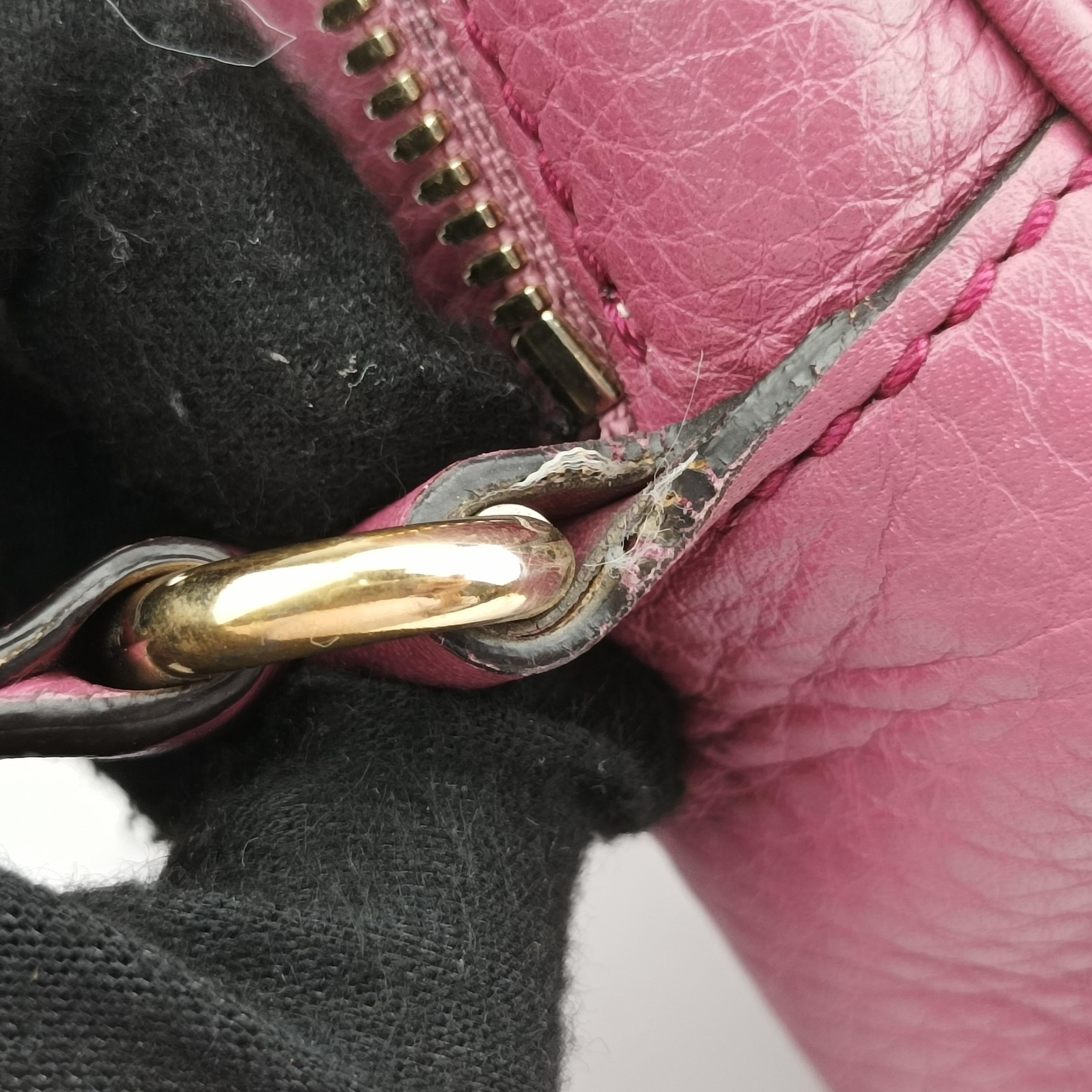 Pre-owned Gucci Soho Purple Leather 308364 shoulderbag | stylenewstar