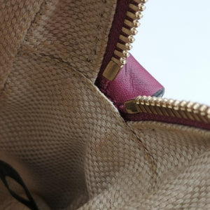 Pre-owned Gucci Soho Purple Leather 308364 shoulderbag | stylenewstar