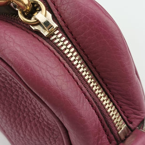 Pre-owned Gucci Soho Purple Leather 308364 shoulderbag | stylenewstar