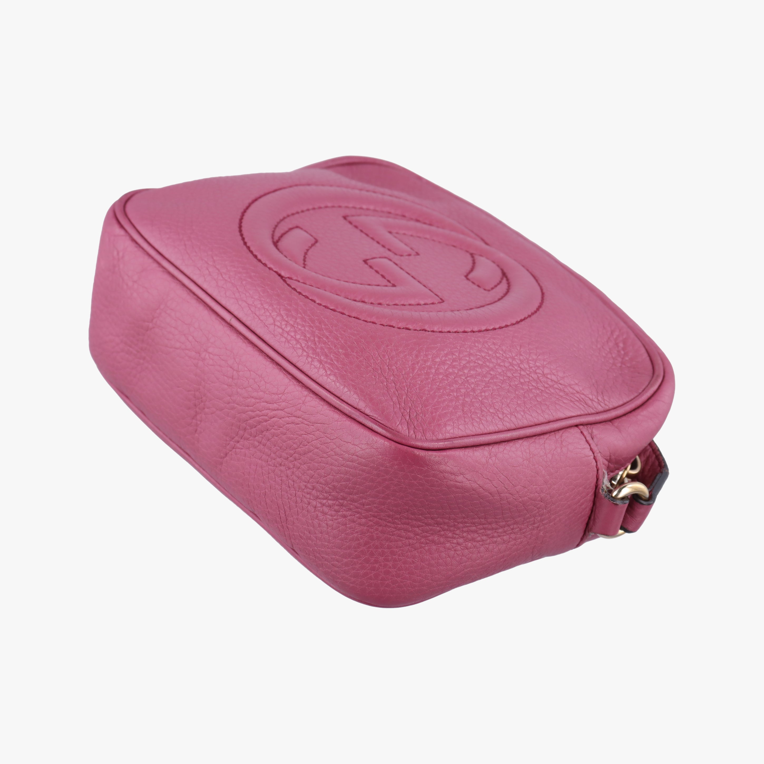 Pre-owned Gucci Soho Purple Leather 308364 shoulderbag | stylenewstar