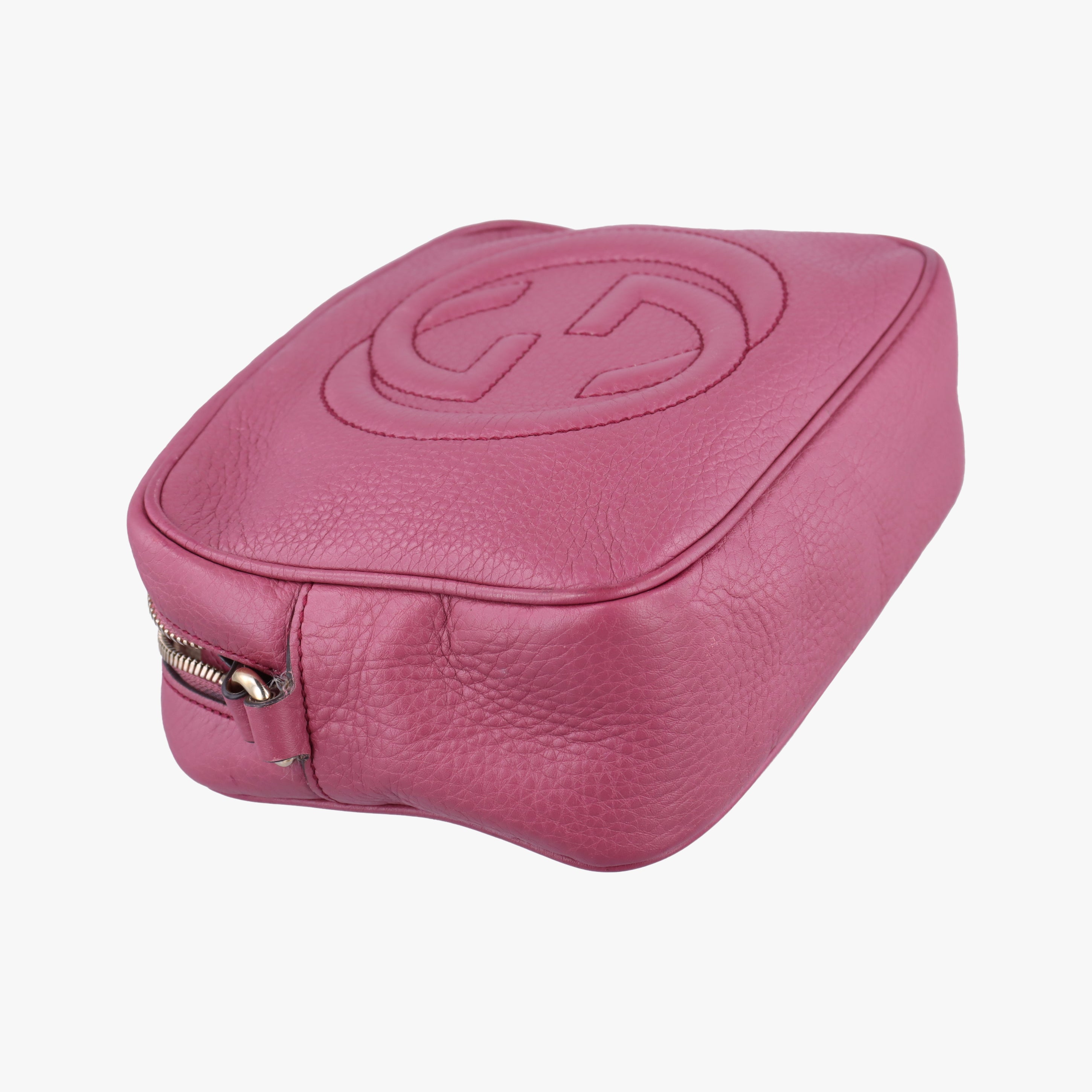 Pre-owned Gucci Soho Purple Leather 308364 shoulderbag | stylenewstar