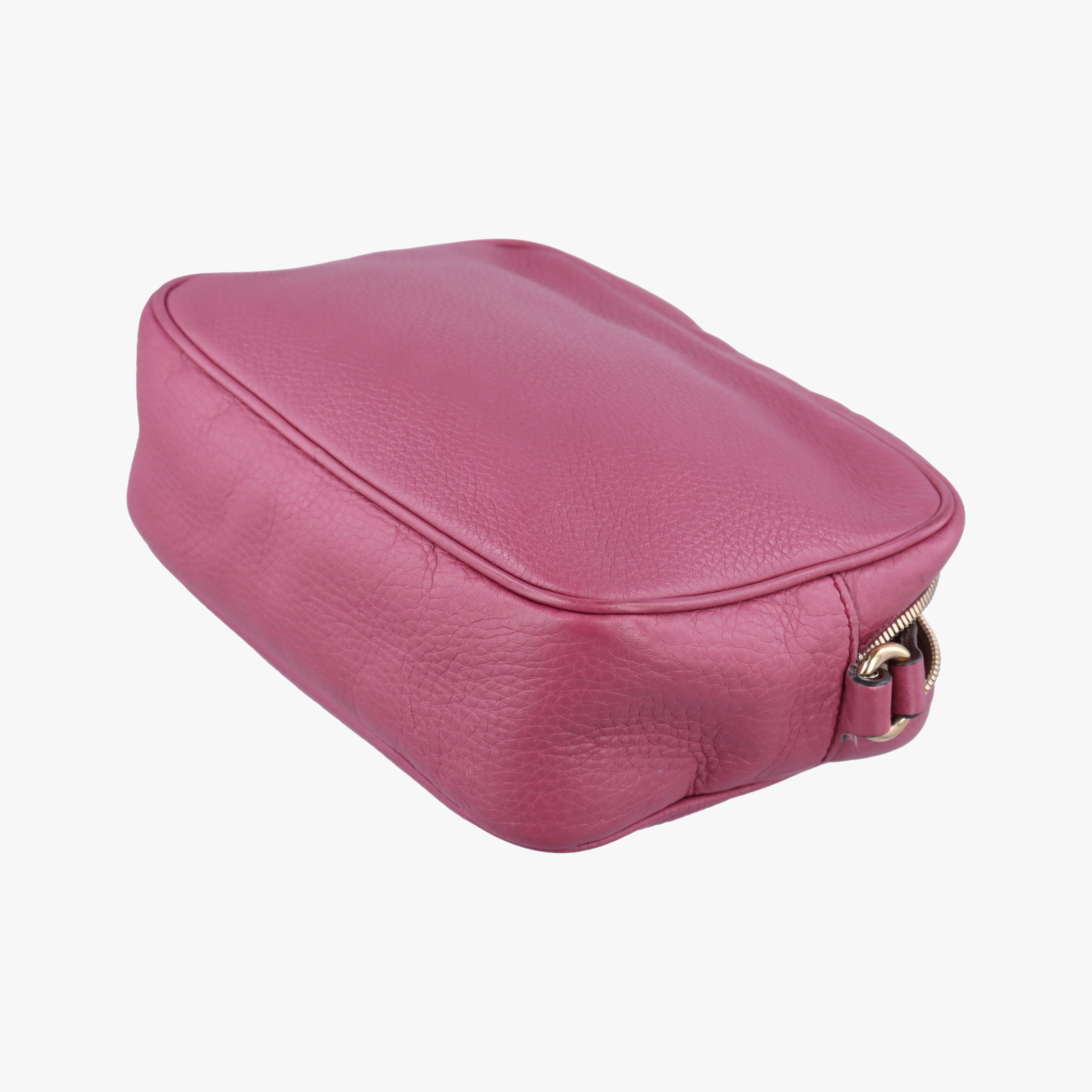 Pre-owned Gucci Soho Purple Leather 308364 shoulderbag | stylenewstar