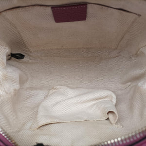 Pre-owned Gucci Soho Purple Leather 308364 shoulderbag | stylenewstar