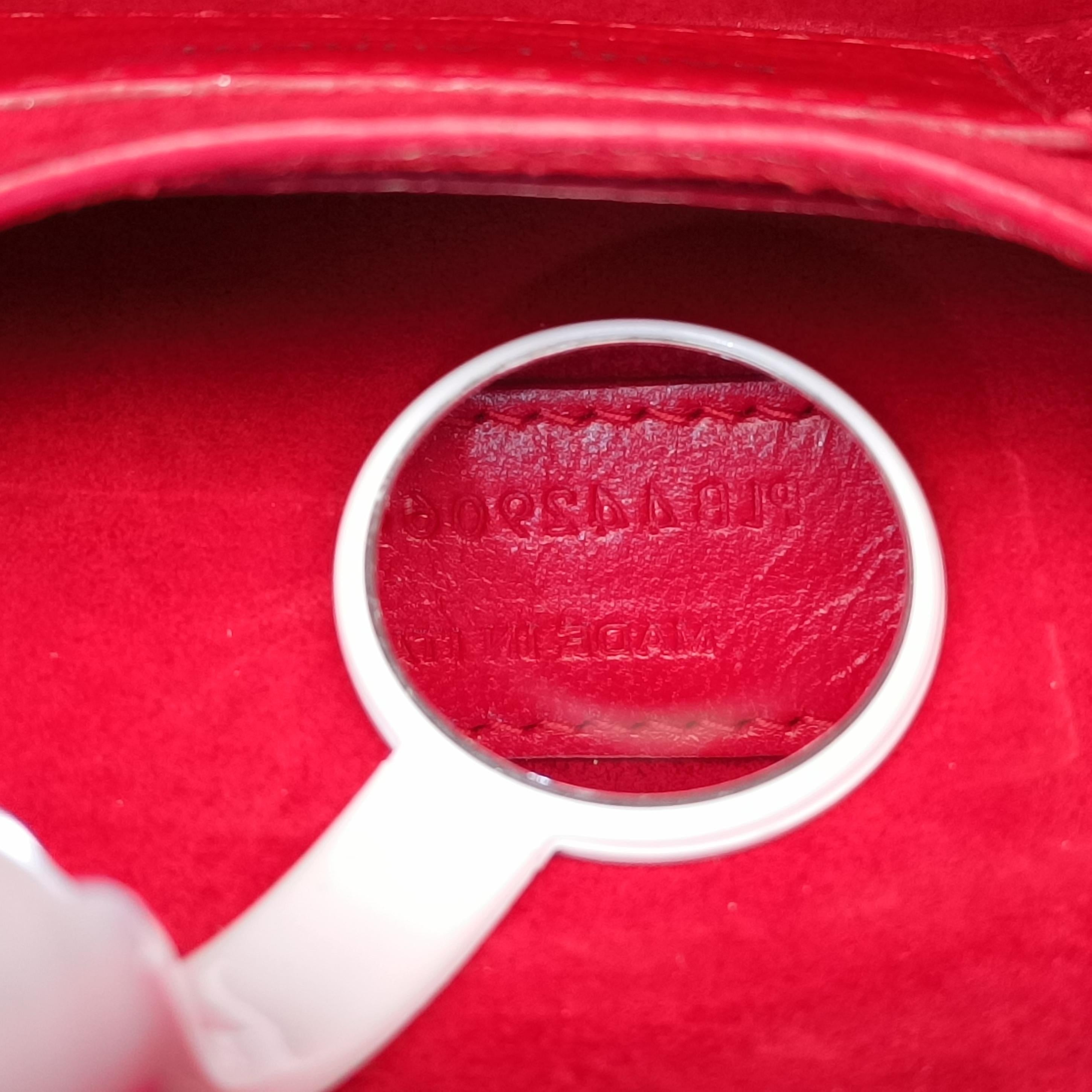 Pre-owned Yves Saint Laurent SUNSET Red Leather 442906 shoulderbag | stylenewstar