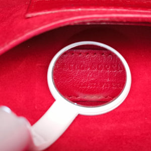 Pre-owned Yves Saint Laurent SUNSET Red Leather 442906 shoulderbag | stylenewstar