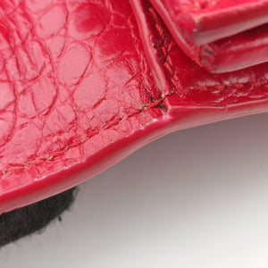 Pre-owned Yves Saint Laurent SUNSET Red Leather 442906 shoulderbag | stylenewstar