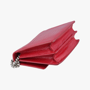 Pre-owned Yves Saint Laurent SUNSET Red Leather 442906 shoulderbag | stylenewstar