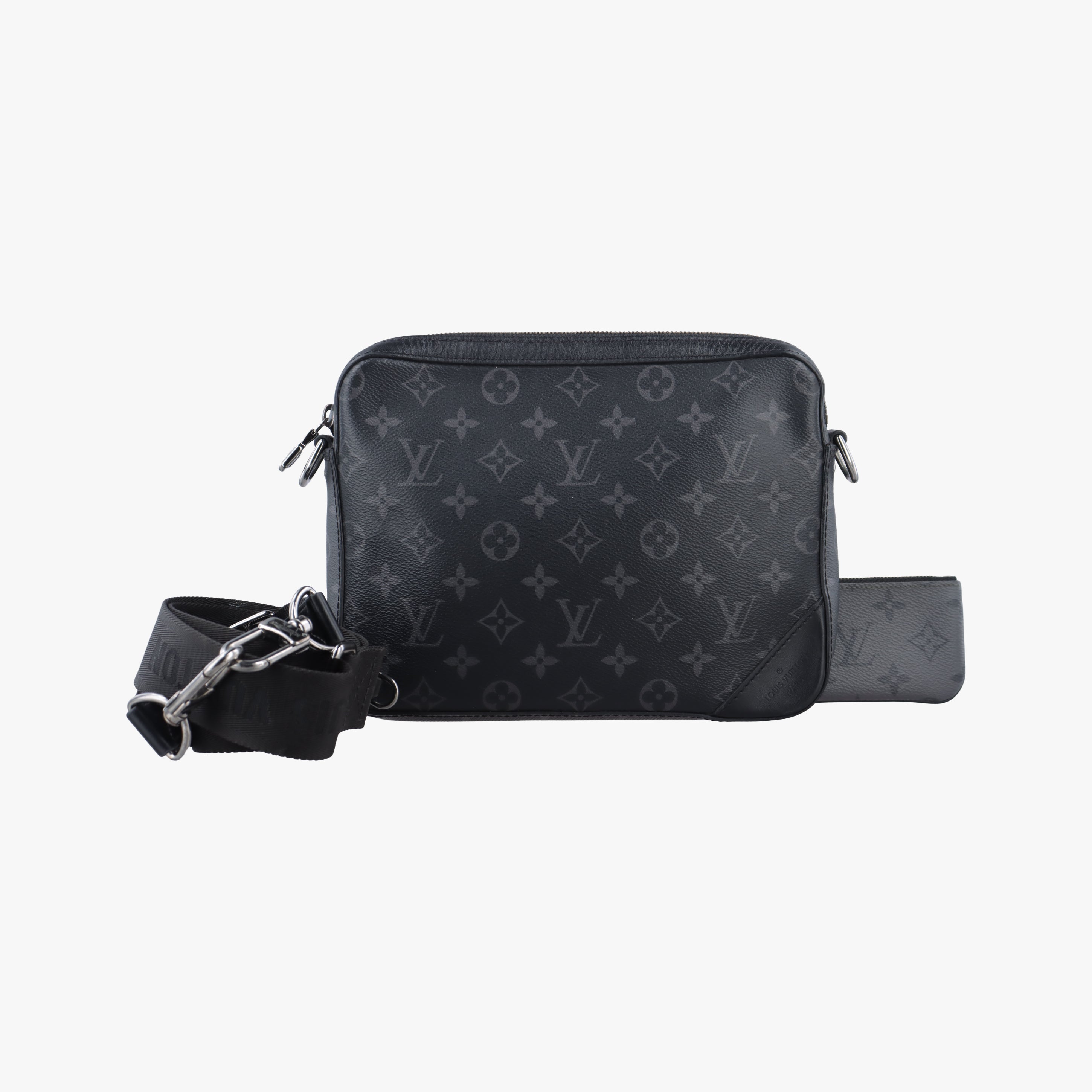Pre-owned Louis Vuitton Trio Messenger black Monogram Eclipse Reverse M69443 shoulderbag | stylenewstar