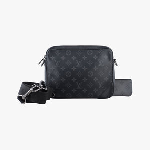 Pre-owned Louis Vuitton Trio Messenger black Monogram Eclipse Reverse M69443 shoulderbag | stylenewstar