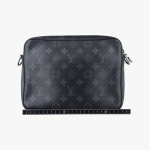 Pre-owned Louis Vuitton Trio Messenger black Monogram Eclipse Reverse M69443 shoulderbag | stylenewstar