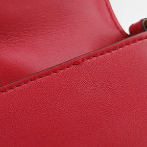 Vintage Fendi BAGUETTE Red Leather 8BR600 shoulderbag | stylenewstar