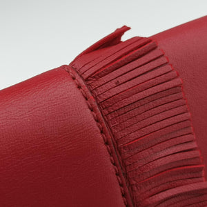 Vintage Fendi BAGUETTE Red Leather 8BR600 shoulderbag | stylenewstar