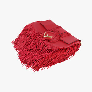 Vintage Fendi BAGUETTE Red Leather 8BR600 shoulderbag | stylenewstar