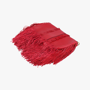 Vintage Fendi BAGUETTE Red Leather 8BR600 shoulderbag | stylenewstar