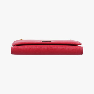 Pre-owned Dolce & Gabbana SICILY Red Leather  shoulderbag | stylenewstar