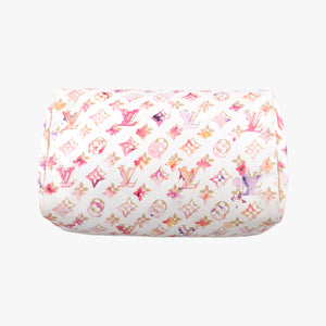 Pre-owned Louis Vuitton Speedy 30 white×Multicolor Monogram Water Color M95751 shoulderbag | stylenewstar