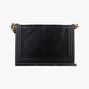 Secondhand Chanel BOY CHANEL Black Leather A66711 shoulderbag | stylenewstar