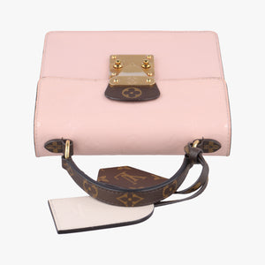 Pre-owned Louis Vuitton Spring Street PM pink Vernis M90468 shoulderbag | stylenewstar