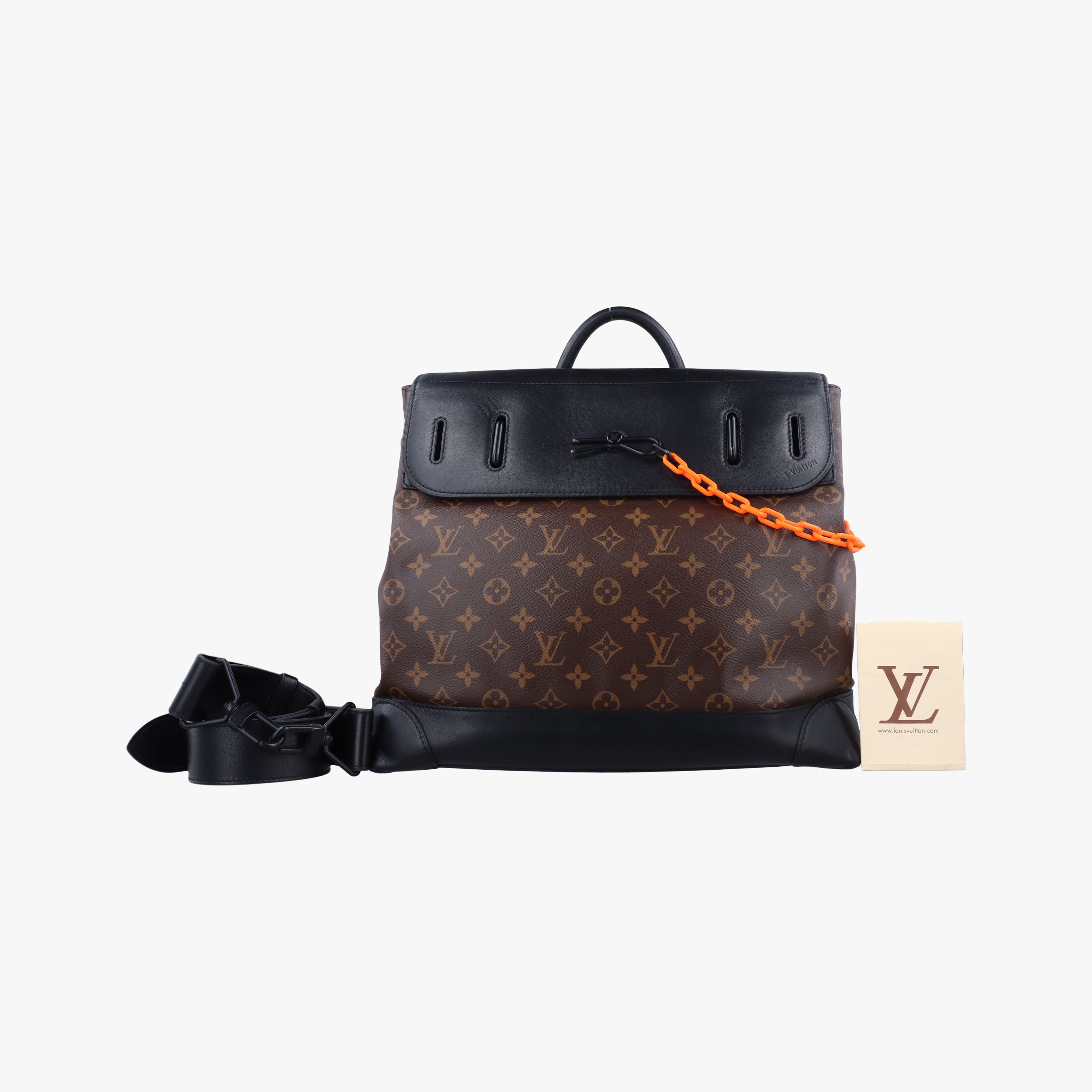 Vintage Louis Vuitton Steamer PM Brown×black Monogram Solar Ray Canvas M44473 shoulderbag | stylenewstar