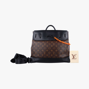 Vintage Louis Vuitton Steamer PM Brown×black Monogram Solar Ray Canvas M44473 shoulderbag | stylenewstar
